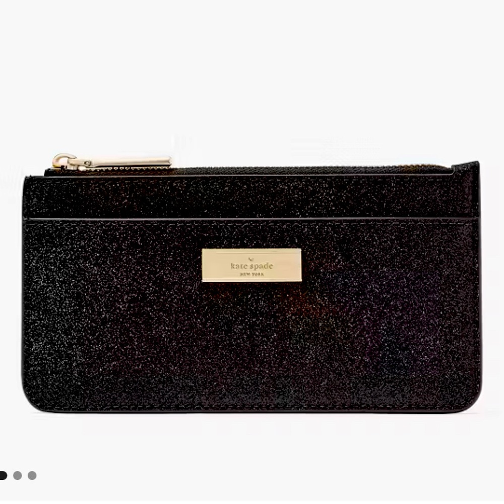 Kate spade Limited Edition Glimmer Large Slim Cardholder Wallet NWT